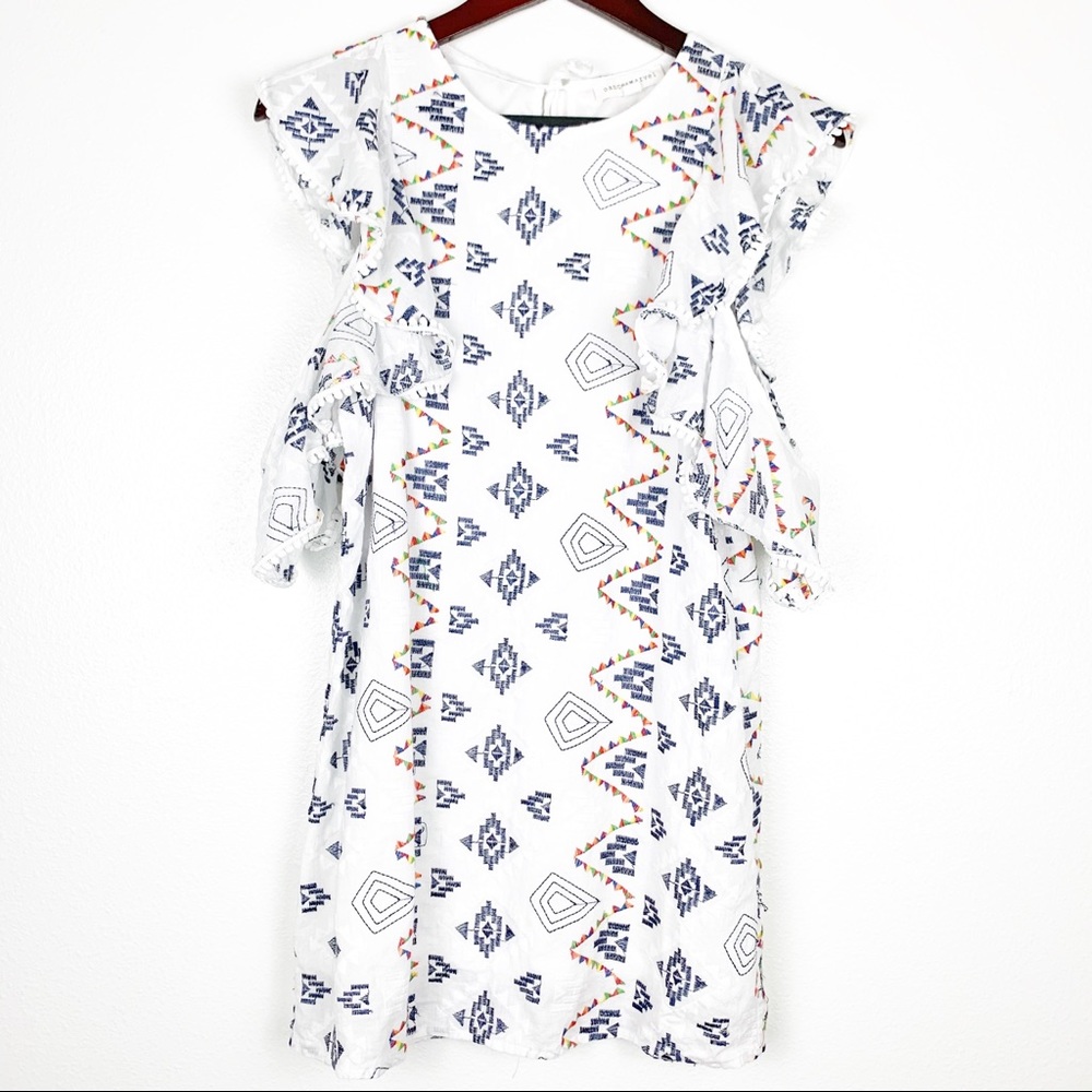 DANCE & MARVEL TRIBAL PATTERN MINI DRESS